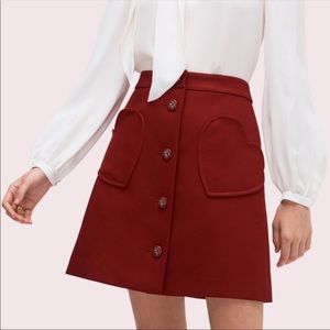 Kate Spade Heart Mini Skirt